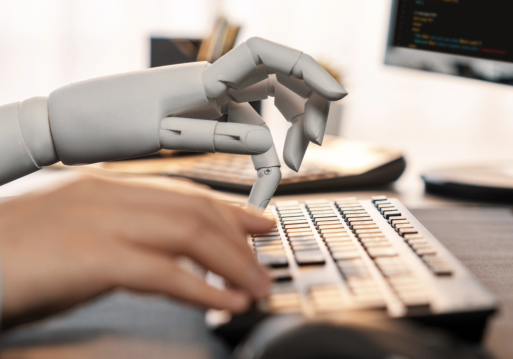 An AI writing an artist's statement