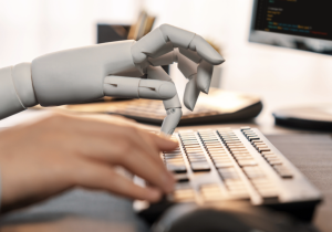 An AI writing an artist's statement