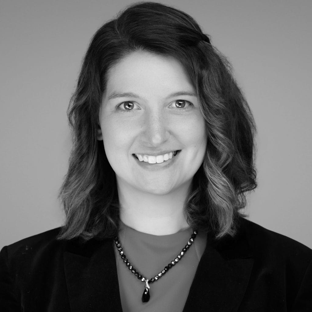 A developmental editor with short brown hair
